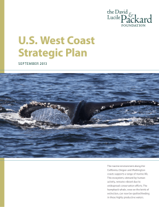 US West Coast Strategic Plan - The David and Lucile Packard