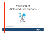 ACC Valuation of AirThread Connections