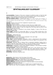 Ophthalmology glossary and abbreviations File