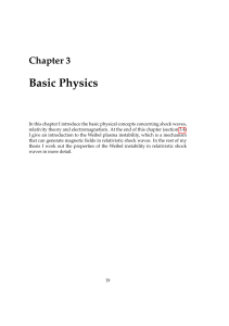 Chapter 3: Basic Physics