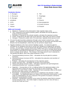 Study Guide Answer Keys - I