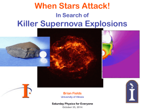 When Stars Attack! In Search of Killer Supernovae