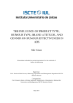 the influence of product type, humour type, brand attitude, and