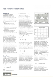 Heat Transfer Fundamentals Chomerics