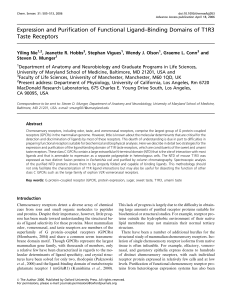 Expression and Purification of Functional Ligand