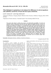 Microbiological examination to investigate the differences in