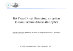 Hot Press Direct Slumping: an option to