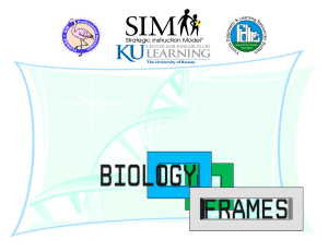Bio Frames - Lee County School District