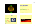 (Sol) Basic information Sun “Sol” Size