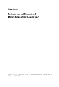 Definition of hallucination