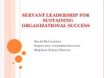 SERVANT LEADERSHIP Are you ready for it!
