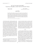 Do you two know each other? Transitivity, homophily