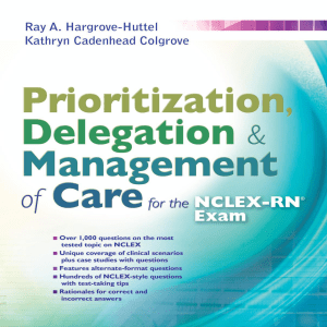 Prioritization, Delegation, Management