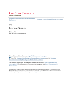 Immune System - Iowa State University Digital Repository