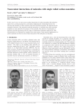 Noncovalent interactions of molecules with single walled carbon