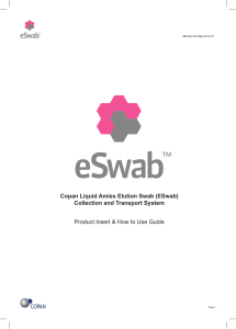 ESwab - Copan Diagnostics