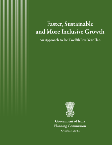 Approach Paper to Twelfth Five Year Plan