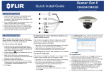 Quasar CM-620x Mini-dome Quick Install Guide