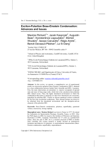 Exciton-Polariton Bose-Einstein Condensation: Advances and