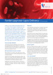 Familial Lipoprotein Lipase Deficiency