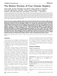 The Marine Viromes of Four Oceanic Regions