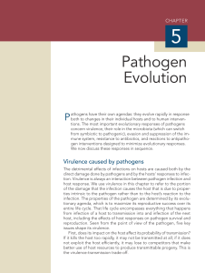 Pathogen Evolution - Sinauer Associates