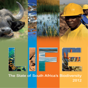The State of South Africa`s Biodiversity 2012