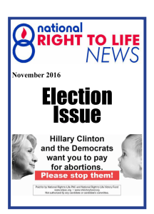 November 2016 - National Right to Life