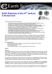 C21 Earth Sciences - British Geological Survey