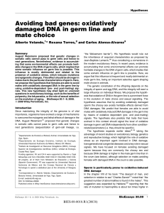 Avoiding bad genes: oxidatively damaged DNA in germ
