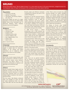 Brunei Country Profile.indd