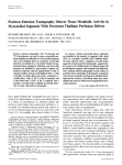 Positron emission tomography detects tissue metabolic