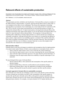 Rebound effects of sustainable production - 2.