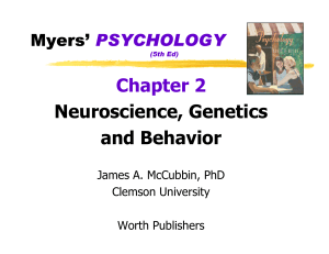 Chapter 2 Neuroscience, Genetics and Behavior