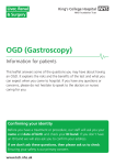 OGD (Gastroscopy) - King`s College Hospital NHS Foundation Trust