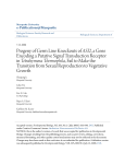 a Gene Encoding a Putative Signal Transduction Receptor in