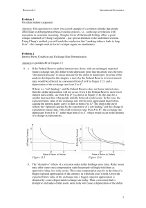 Problem 1 On infant industry argument Answers: This question is to