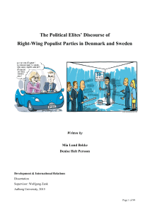 The Political Elites` Discourse of Right