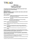 MD-Series Isolation Transformers Instructions for Use