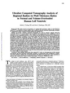 Ultrafast Computed Tomography Analysis of Regional Radius