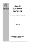 Health Advisory Booklet