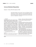 Immune-Mediated Myopathies
