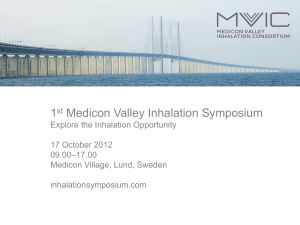 1st Medicon Valley Inhalation Symposium
