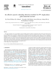 An effective passive islanding detection method for PV