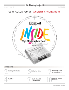 ancient civilizations - Newspaper In Education
