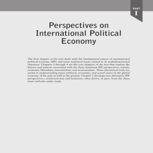 Perspectives on International Political Economy
