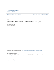 Jihad and Just War: A Comparative Analysis