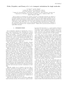 Pride, Prejudice, and Penury of ab initio transport calculations for