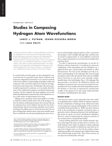 Studies in Composing Hydrogen Atom Wavefunctions