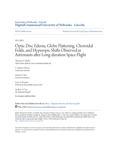 Optic Disc Edema, Globe Flattening, Choroidal Folds, and